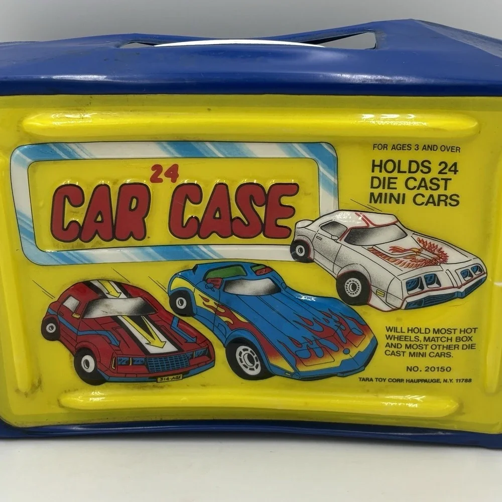 Vintage‎ 1987 Tara Toy Corp. 1:64 24 Car Case